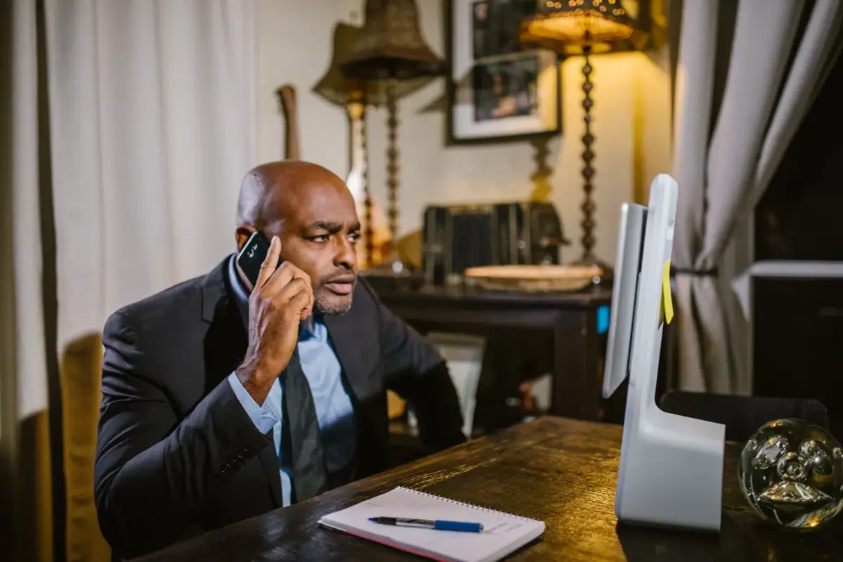 Talking through a move over the phone