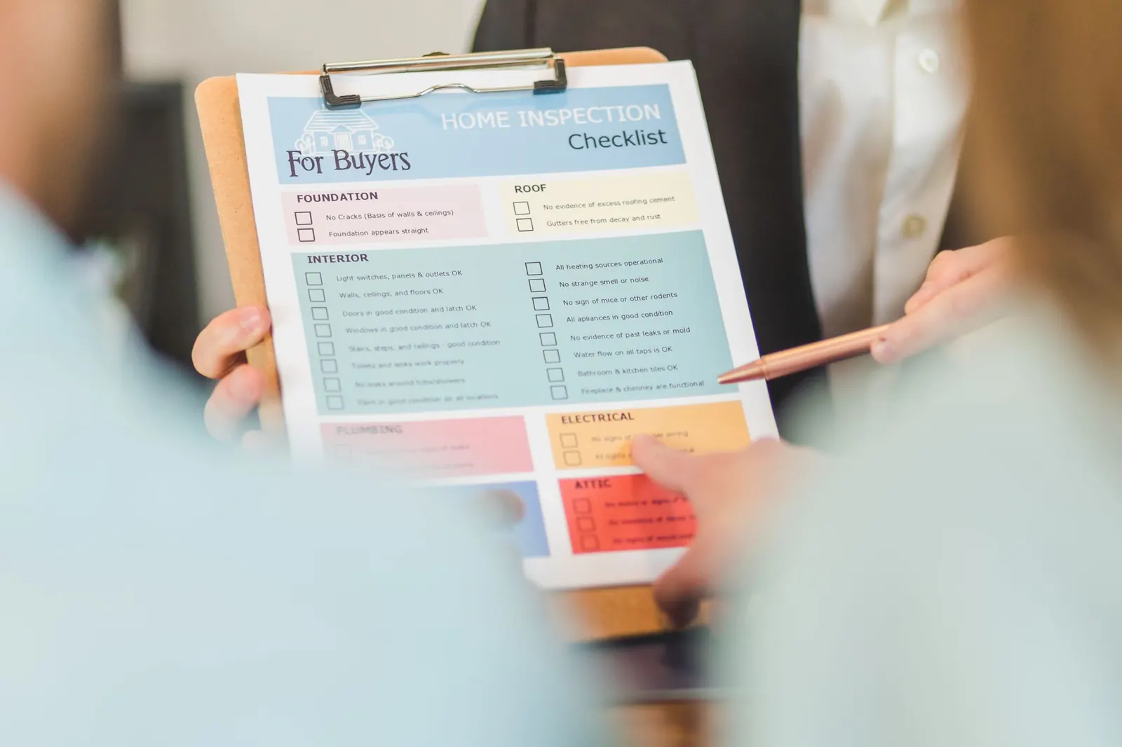 Planning the move on a checklist